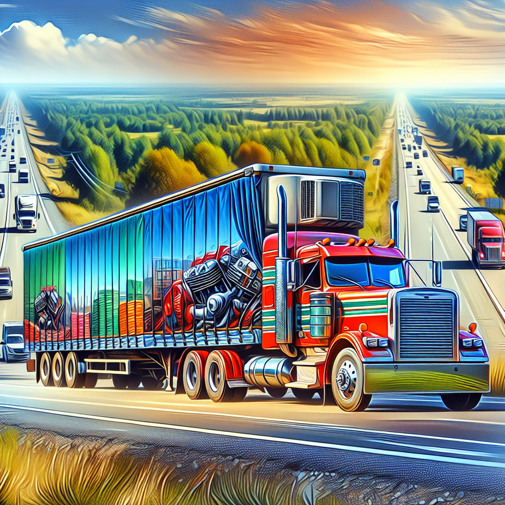 Naczepy firanki jako kluczowy element transportu towarów